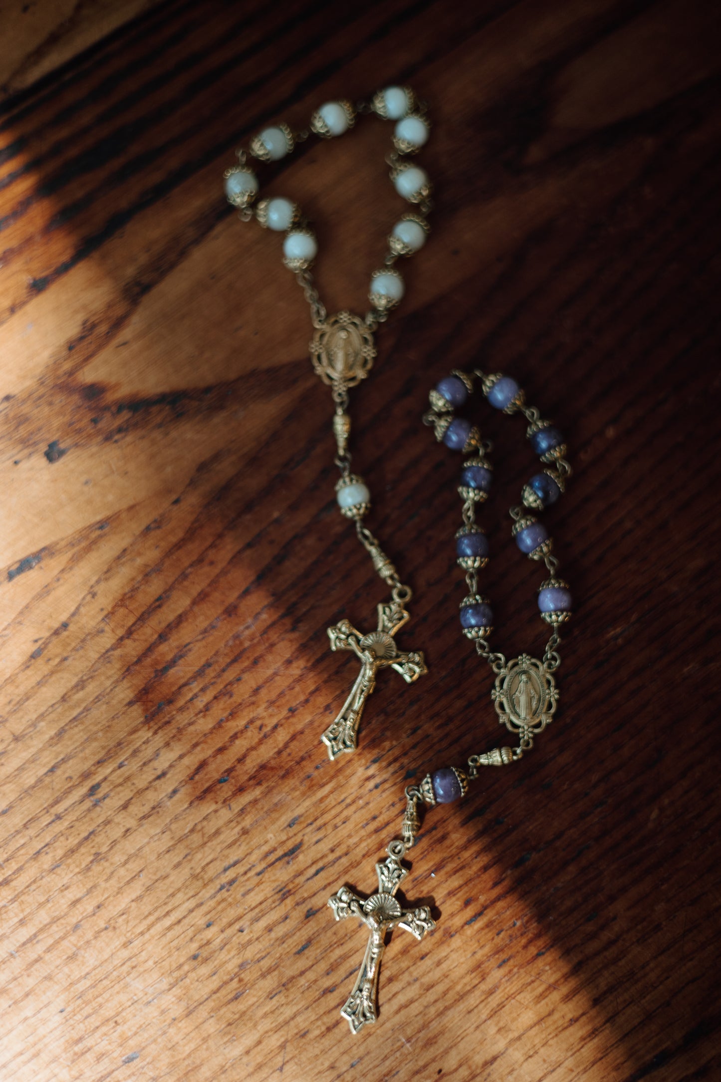 Mary's Mantle Decade Rosary - Violet