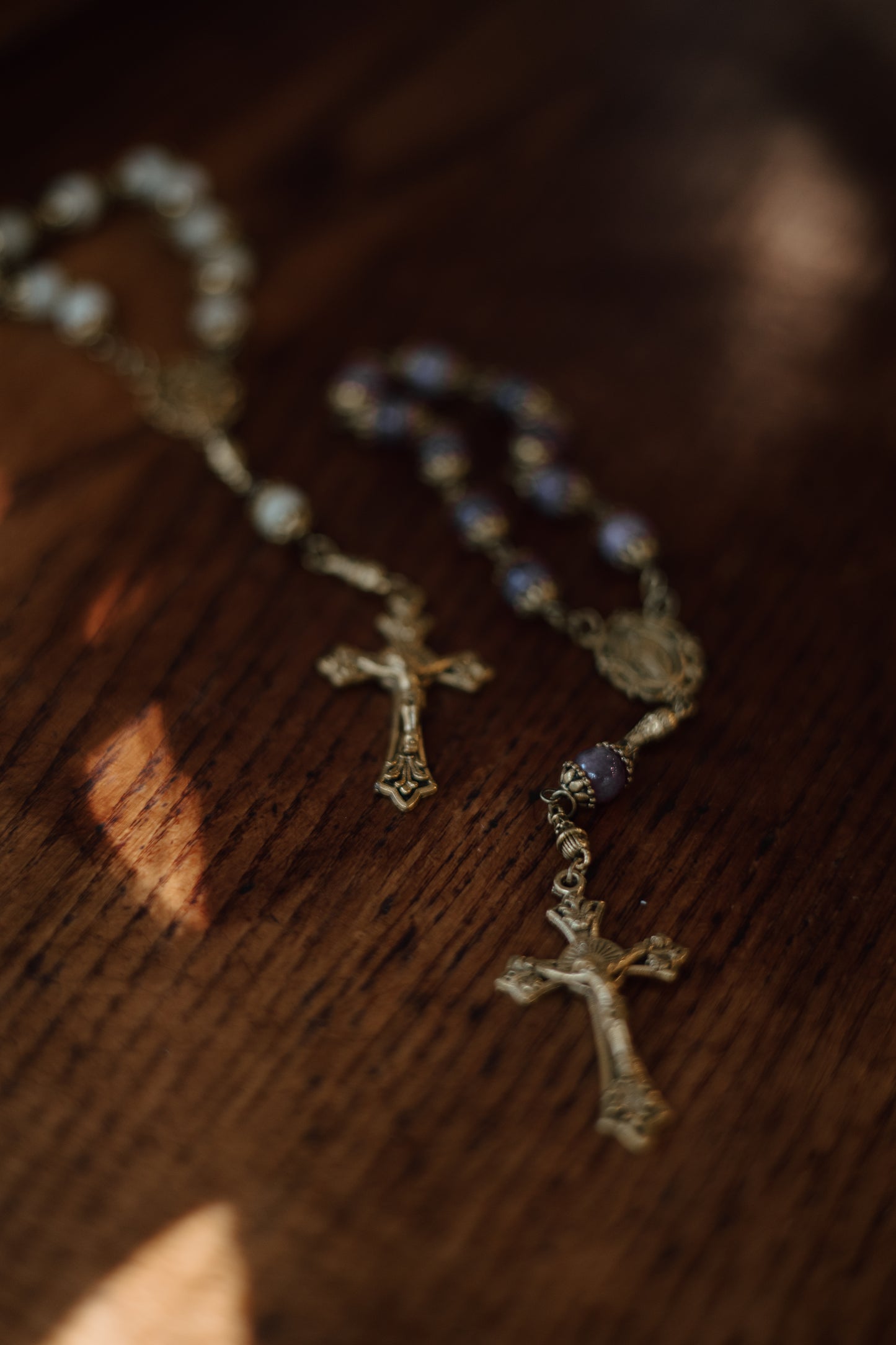 Mary's Mantle Decade Rosary - Violet