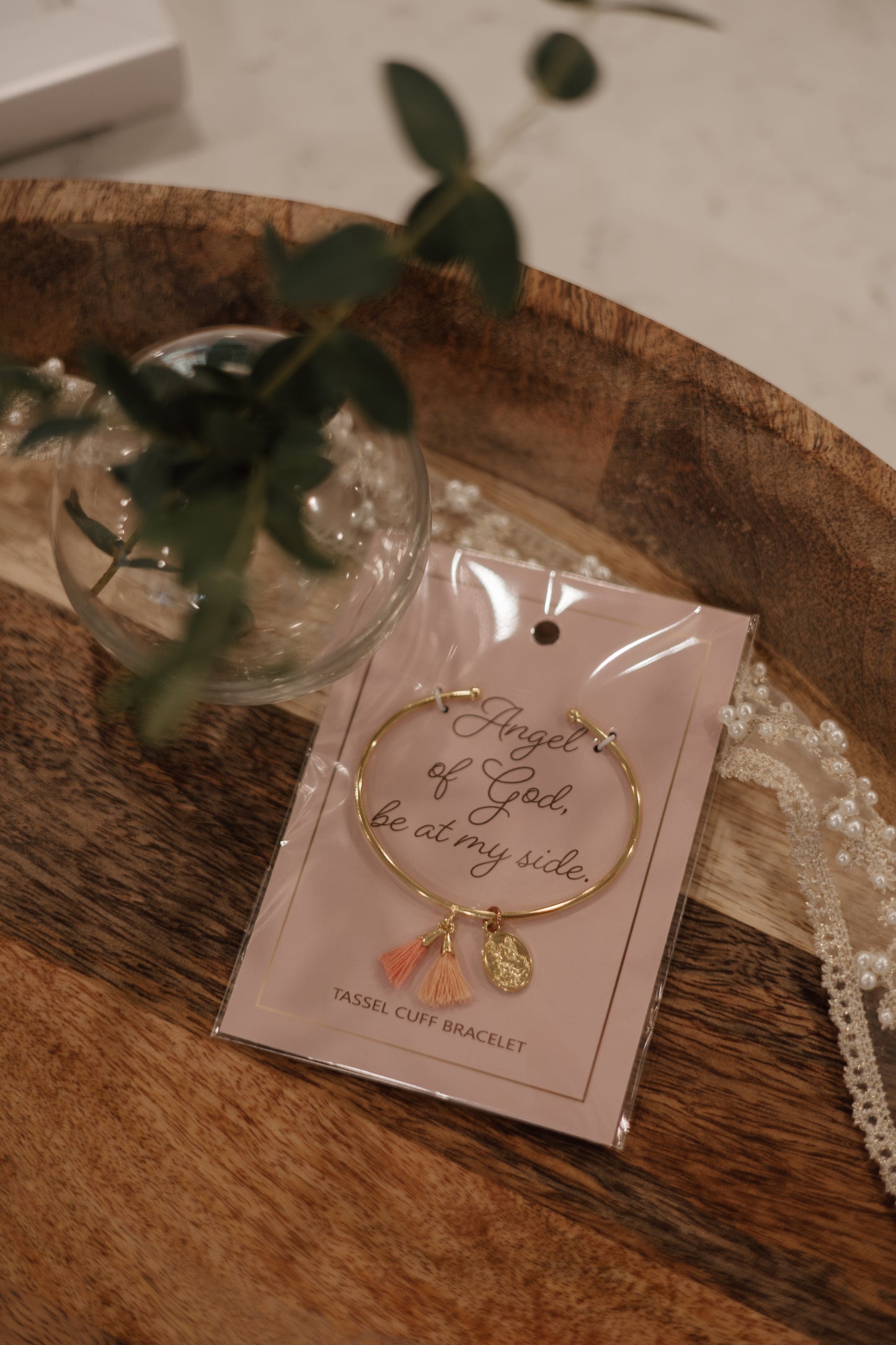 Guardian Angel Cuff Bracelet