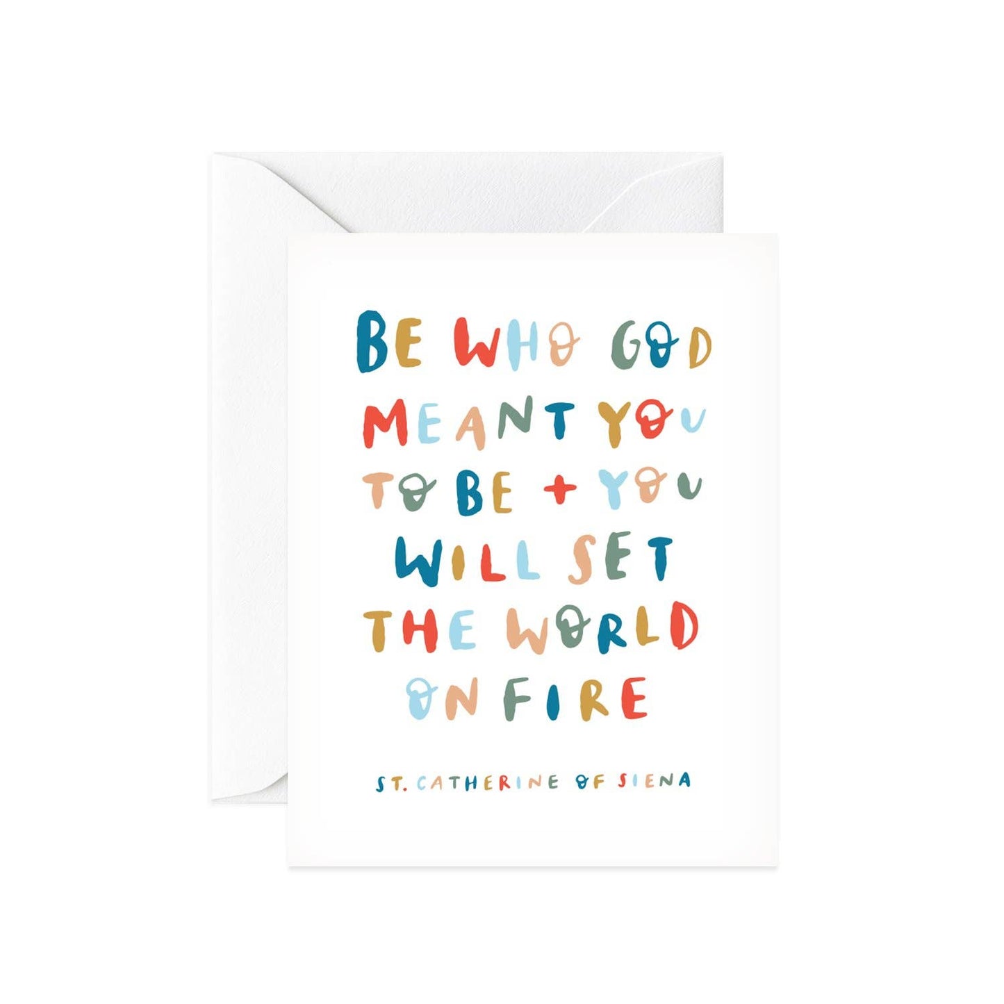 Be Who God Meant You To Be Card