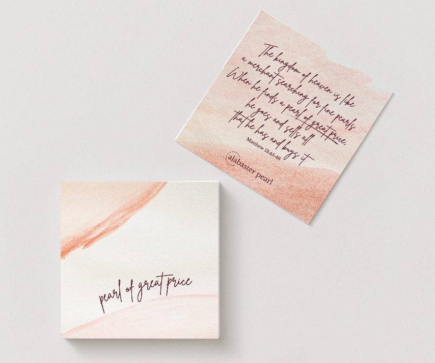 Pearl of Great Price Gold Hoop Earrings