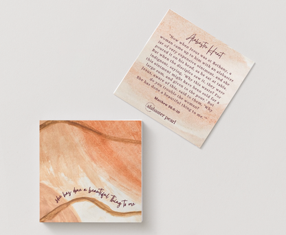 Alabaster Heart Earrings