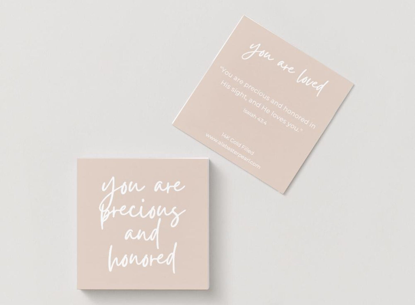 You are Loved Opal Earrings