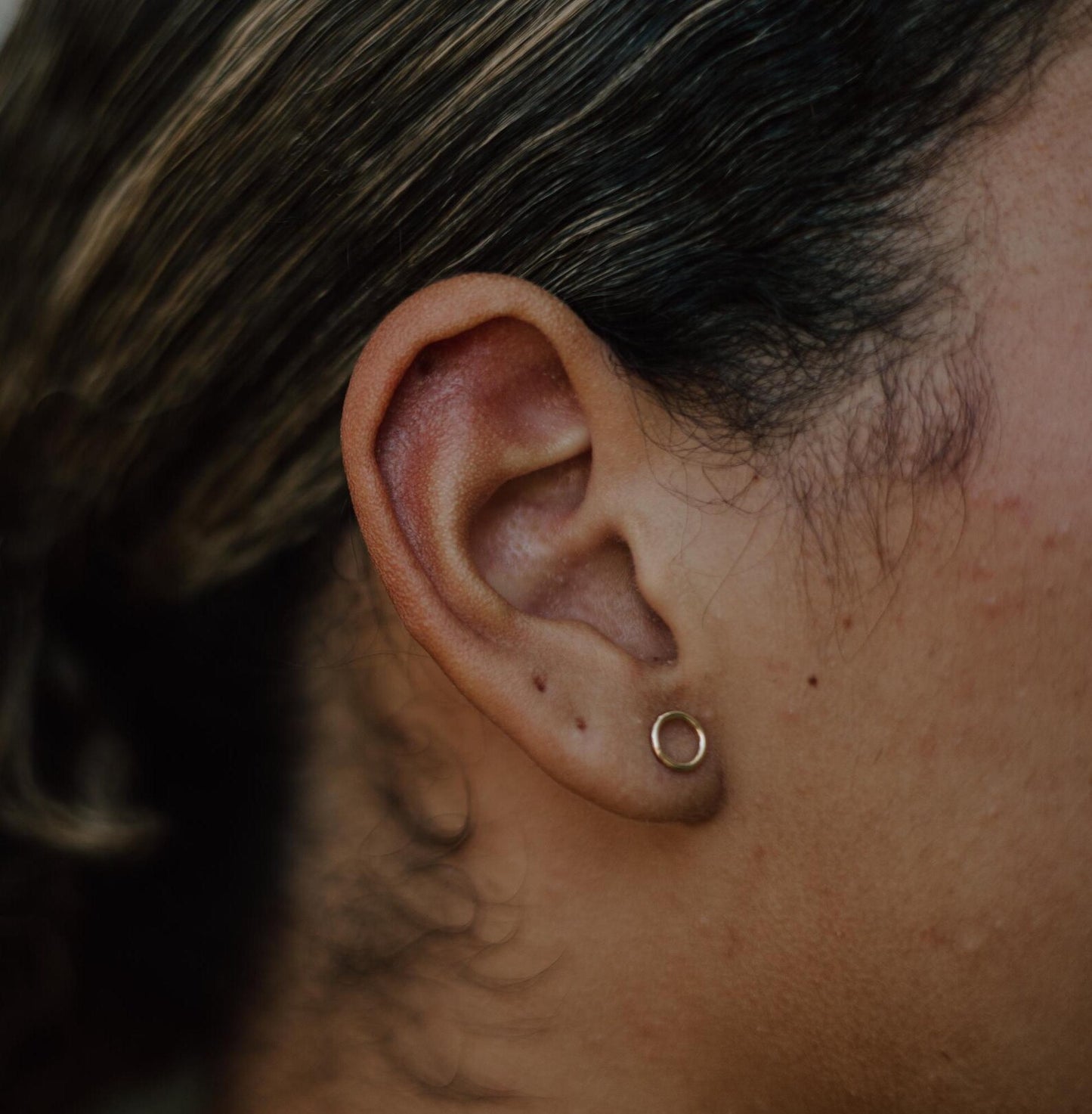 You are Good Circle Stud Earrings